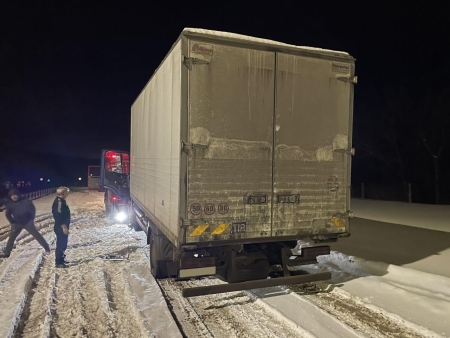 Репатриране на 15 тоннен Мерцедес Атего с повреден двигател около Витиня